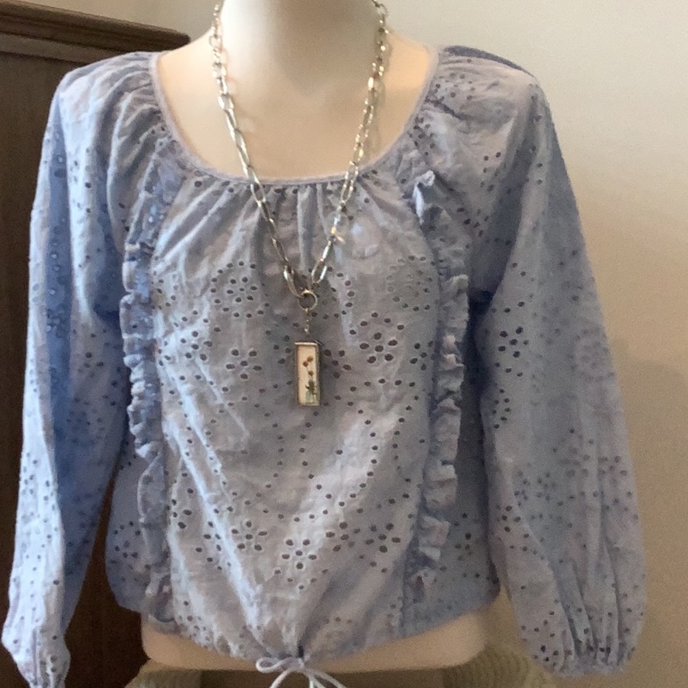 Joie Eyelet Top